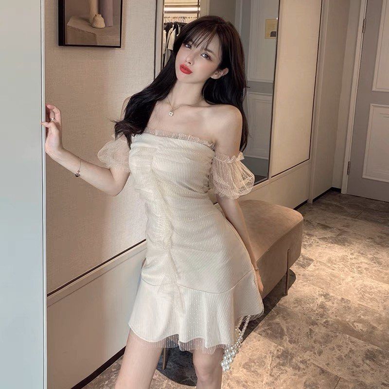 Beige Lace Bodycon Dress, Women's Fashion, Dresses & Sets, Dresses on  Carousell