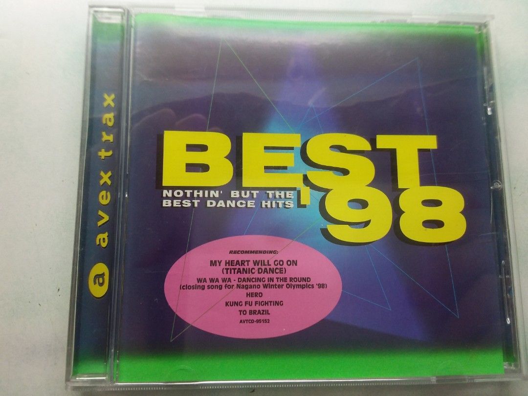 BEST '98 NOTHIN' BUT THE BEST DANCE HITS，全新CD只拆了膠袋未play過