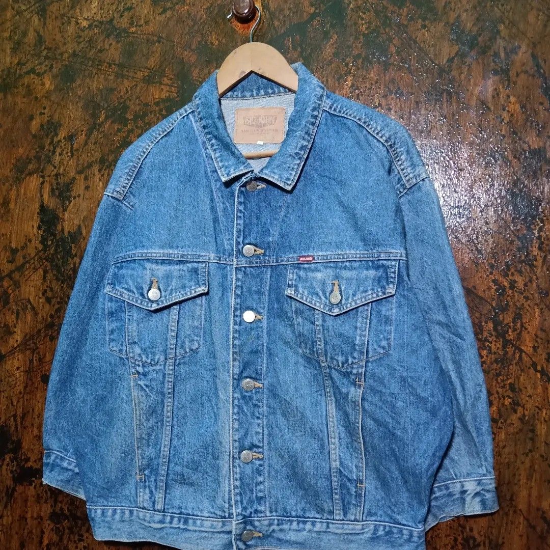 Big John Denim Jacket Jaket Jeans Jaket, Fesyen Pria, Pakaian