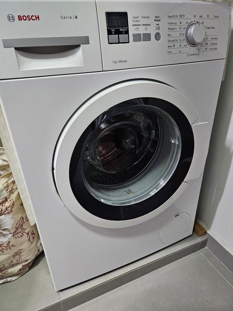 Bosch Serie 4 Washing Machine Front Loader, TV & Home Appliances
