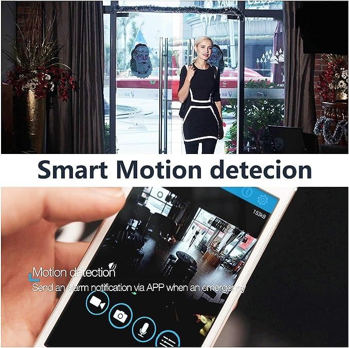 Bosiwo 4MP FHD WiFi IP Camera Wireless Indoor Camera with Auto Tracking Sound Detection Alarm Motion Detection