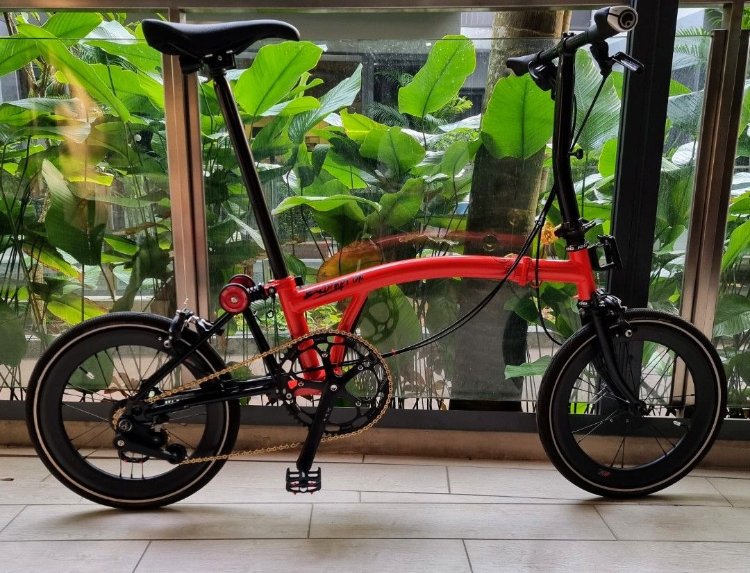 Brompton Rocket Red Black Edition BE S2L Nov 2020