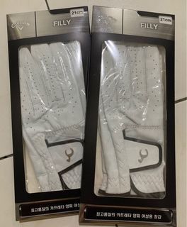 Callaway golf FILLY sheep leather gloves 2 set
