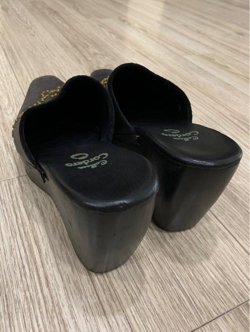 Calleen Cordero Leather Mules, Women's Fashion, Footwear, Wedges on  Carousell