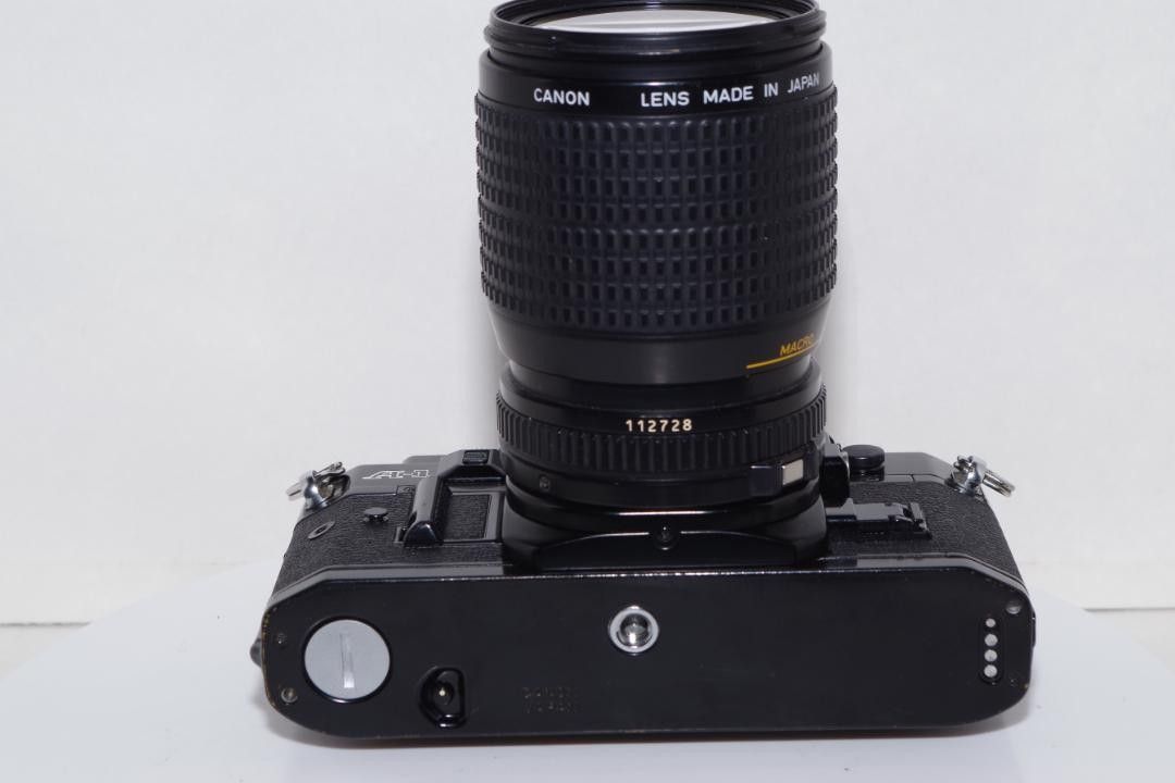 Canon A-1 全黑機身black body + zoom lens 鏡NEW FD 35-105mm F3.5