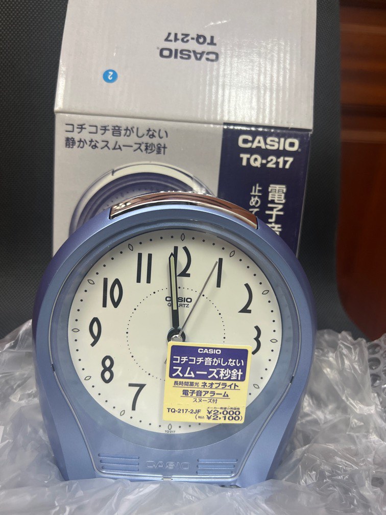 Casio alarm clock, 傢俬＆家居, 家居裝飾, 時鐘 Carousell