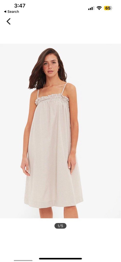 Casual cotton midi clearance dress