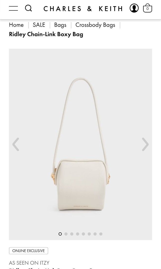 Keith Ridley Charles & Keith Ridley Chain Link Box Bag, Women's Fashion, Bags ...