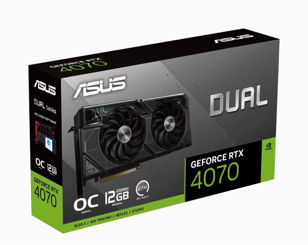 Cheapest ASUS DUAL RTX 4070 OC 12GB graphics card