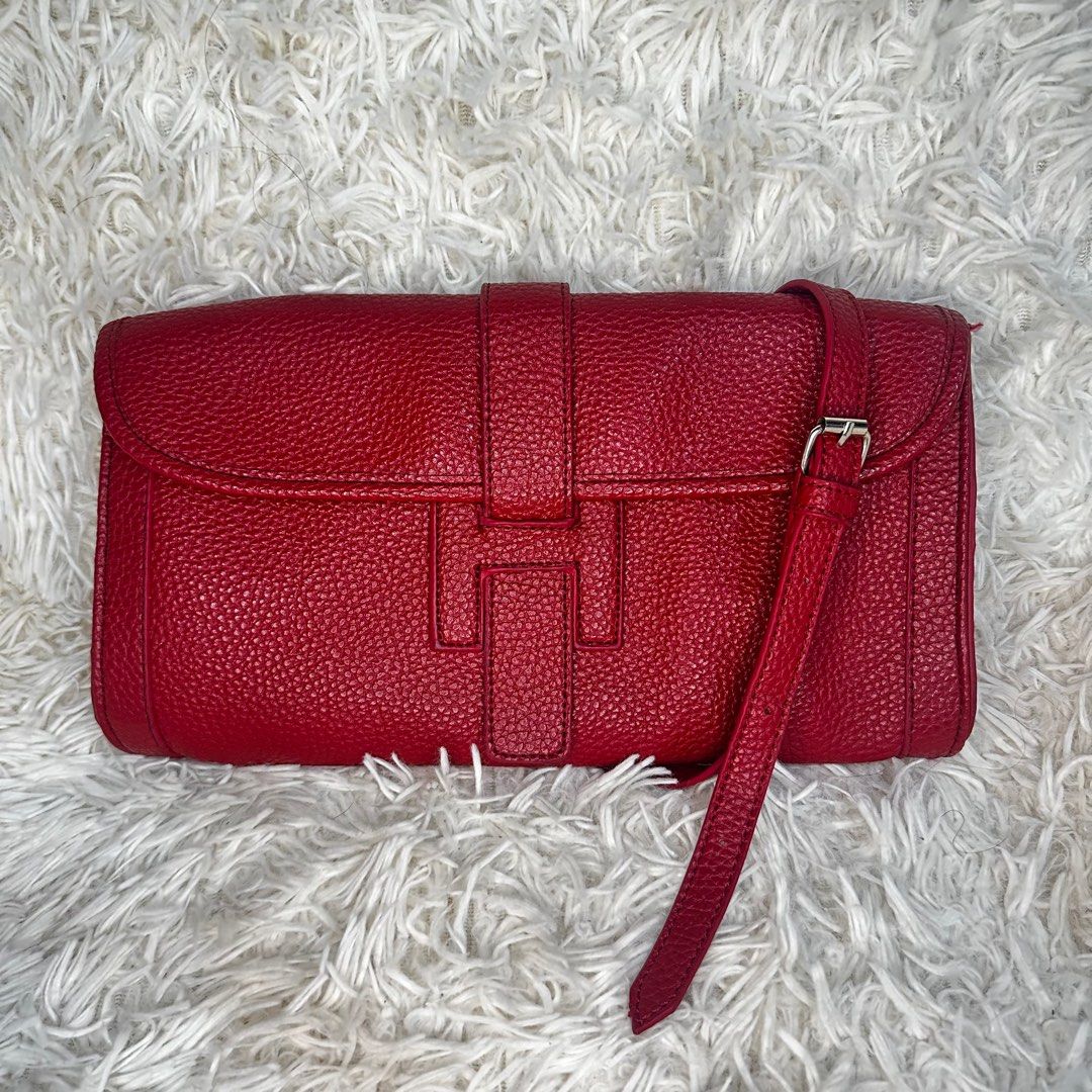 99% NEW HERMES JIGE ELAN 29 CLUTCH, Luxury, Bags & Wallets on Carousell