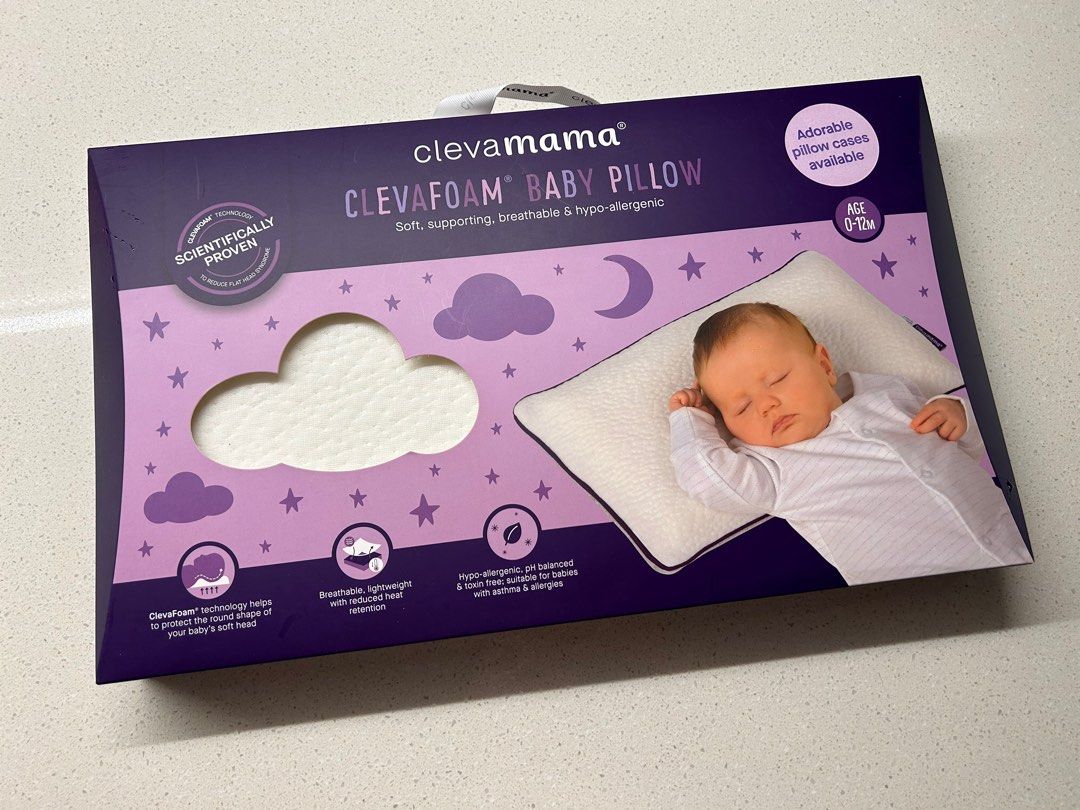 Clevamama clevafoam clearance baby pillow