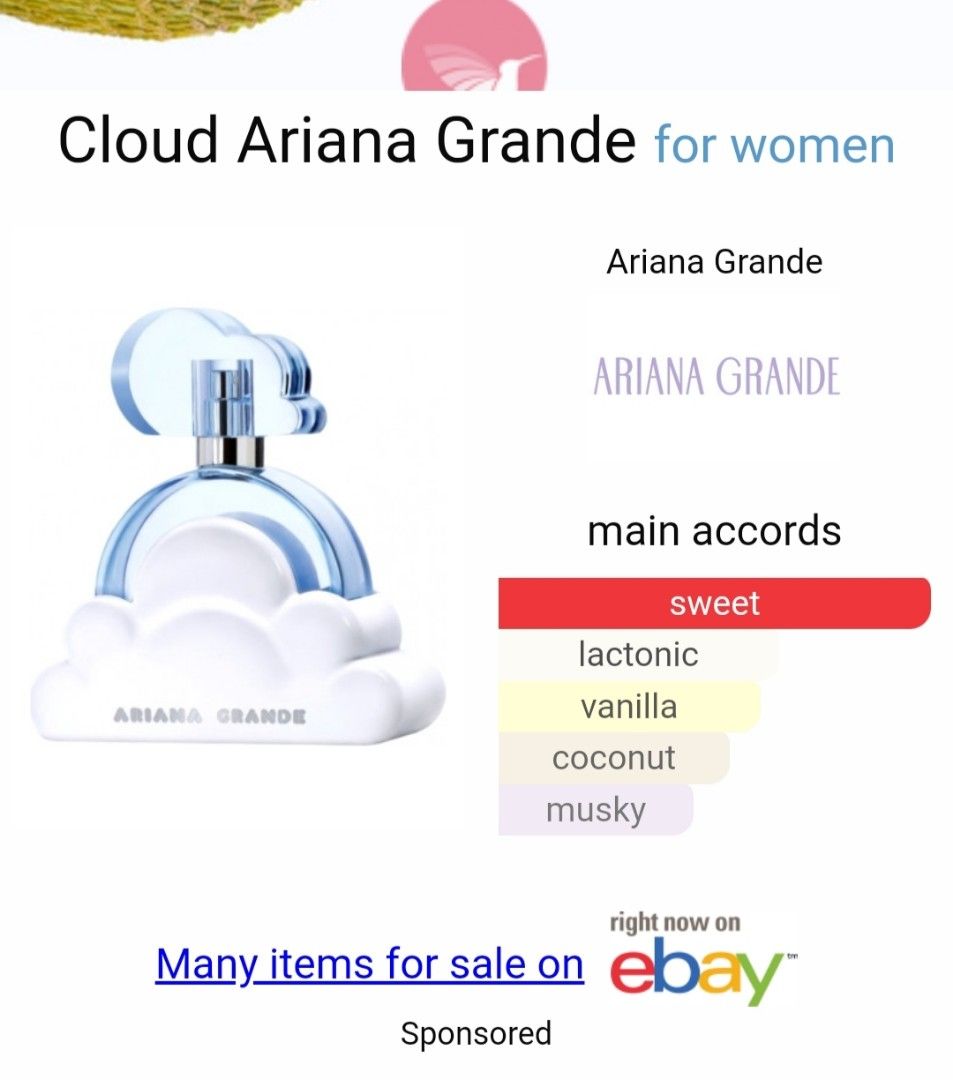 Cloud 100ml by ARIANA GRANDE Original Tester Eropa (NEW FULL BOX)