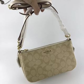 COACH Alma Bag (White), Luxury, Bags & Wallets on Carousell