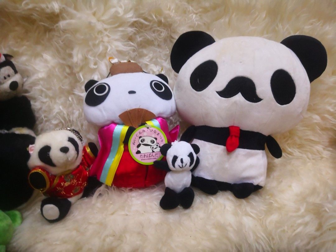 Combo panda shop plush toy