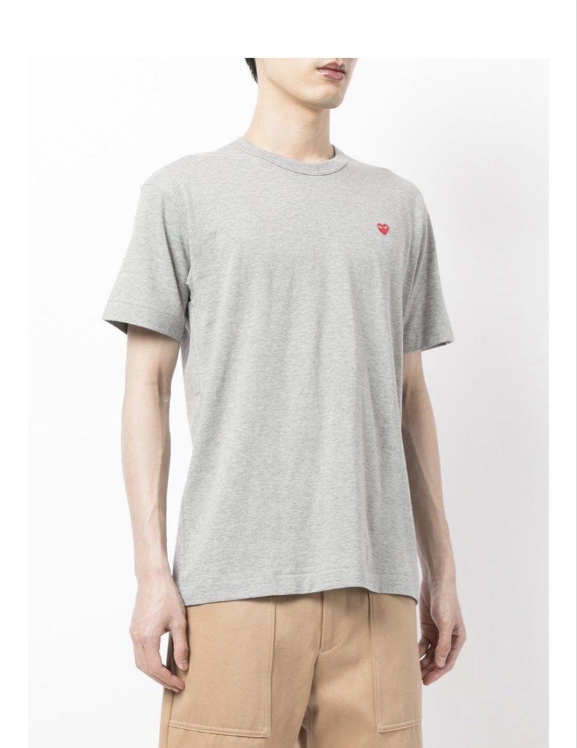 COMME DES GARCONS PLAY Classic Tee With Mini Red Emblem Men