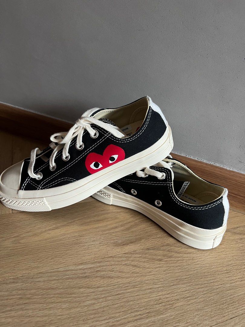 Comme Des Garçons Play X Converse, Women's Fashion, Footwear