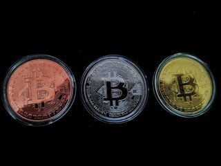 Commemorative Bitcoin Coin Set of 3