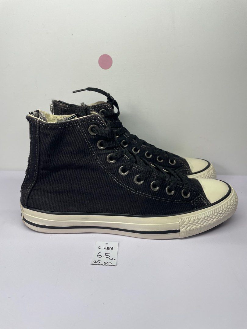 Black converse deals uk 6.5