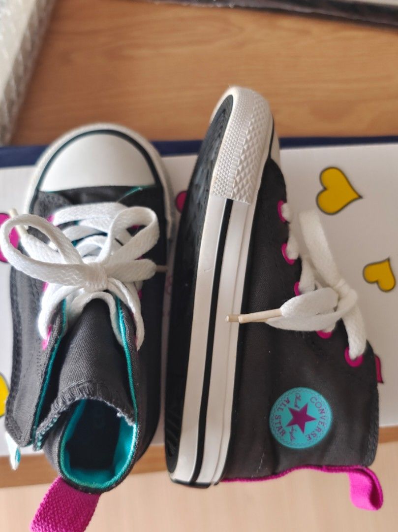 Childrens high top converse sales