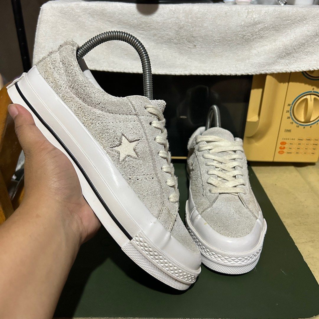 Converse one store star grey suede
