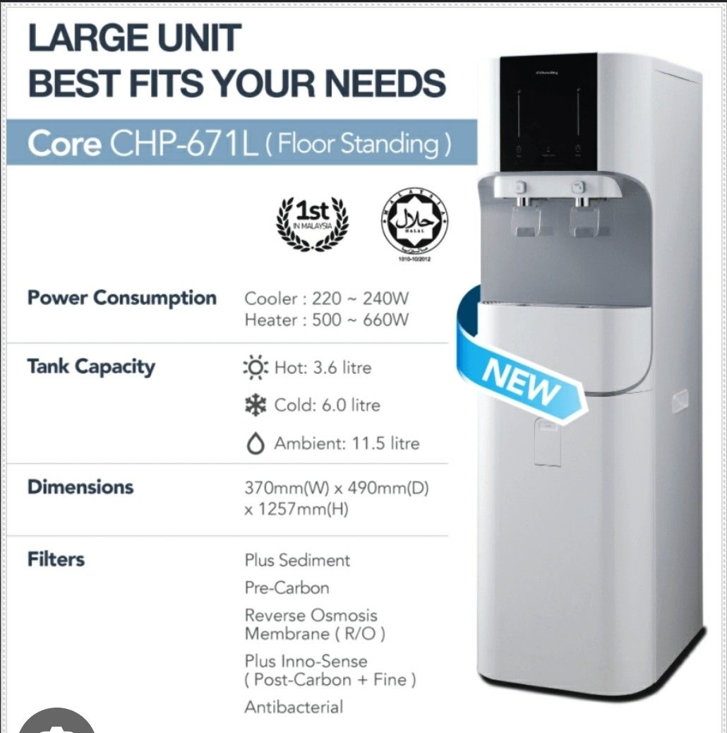 Core Coway Water Filter New Accesories Furniture Home Living