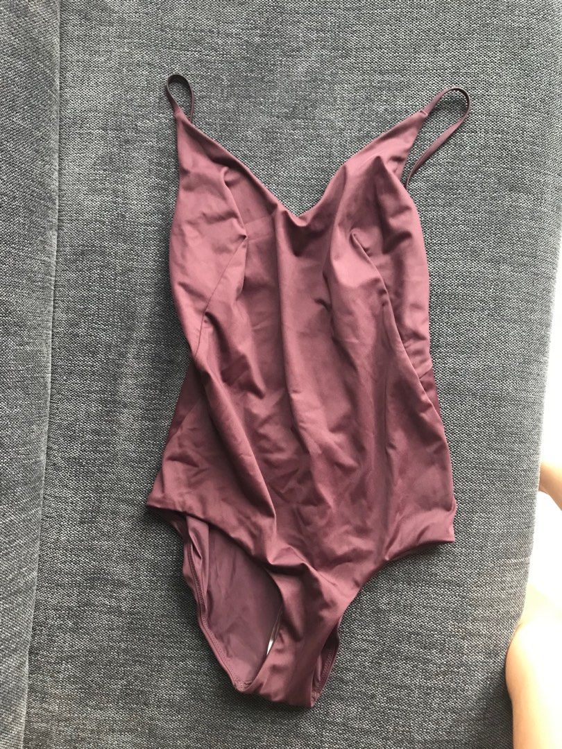 Maroon two on sale piece swimsuit