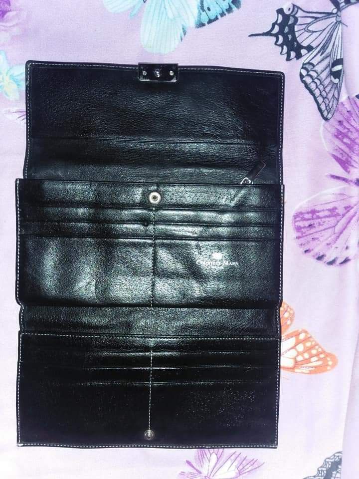 Countess Mara leather trifold long wallet on Carousell