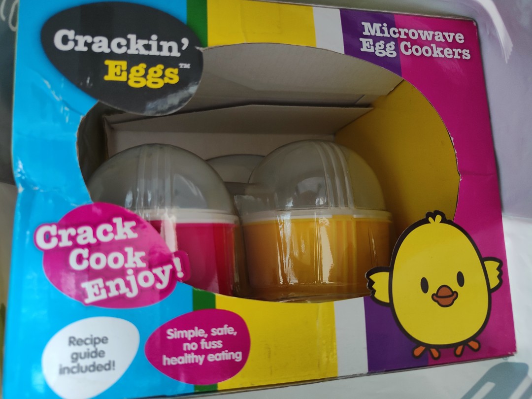 Crackin' Eggs microwave egg cooker 