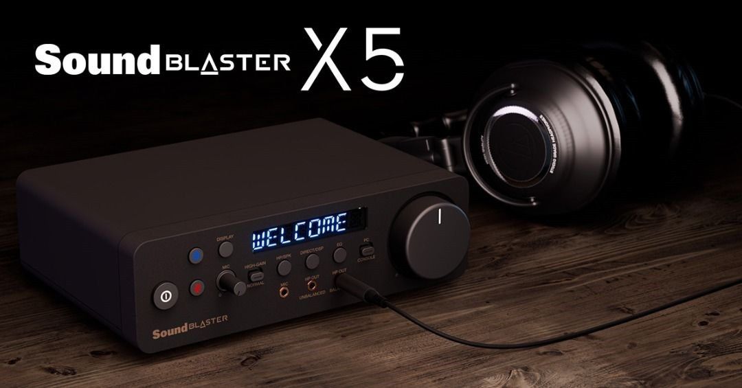 Creative Sound Blaster X5 旗艦USB DAC / 音效卡, 音響器材, Soundbar