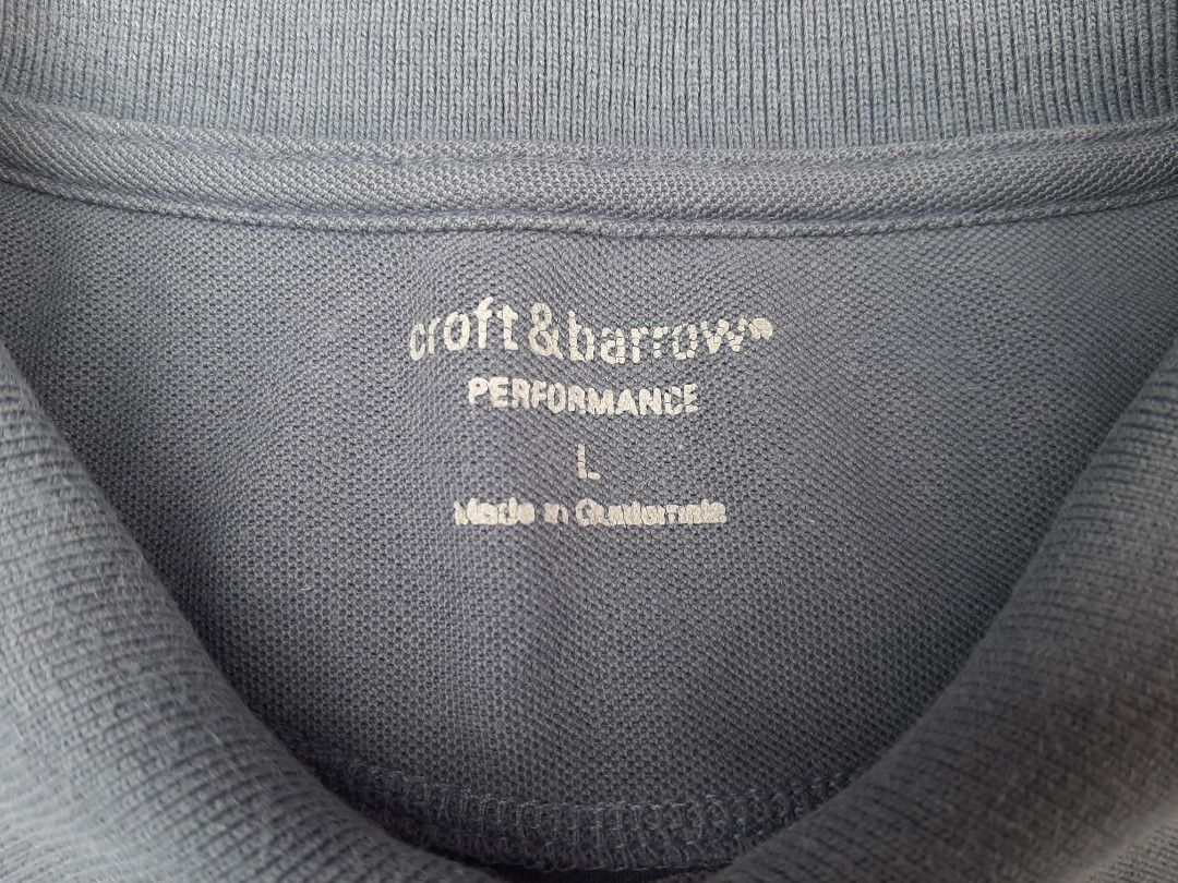 Croft Barrow Performance Polo Shirt Men s Fashion Tops Sets