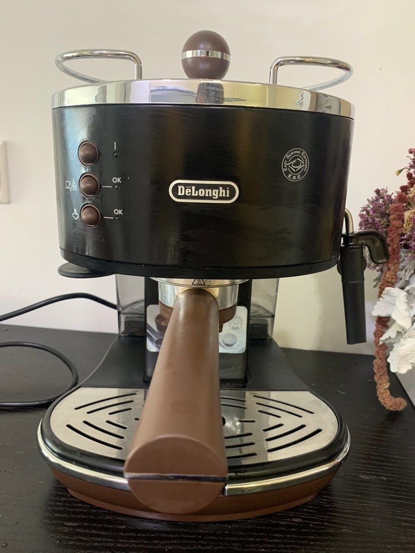 Delonghi Icona Vintage Espresso Coffee Machine, TV & Home Appliances