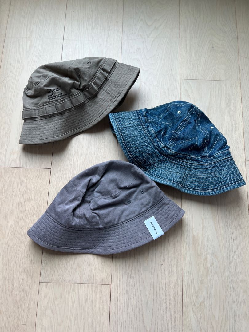 Descendant Neighborhood Wtaps Bucket hat, 男裝, 手錶及配件, 棒球帽