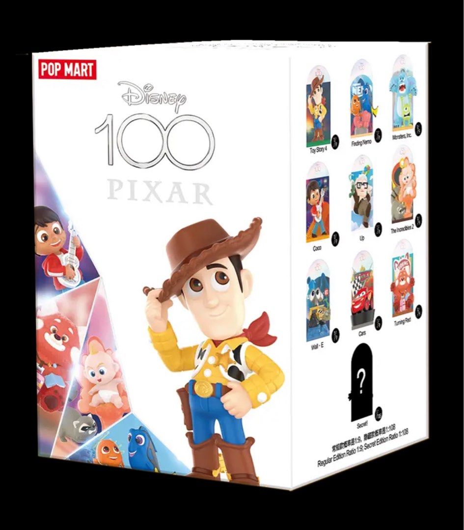 Disney 100th Anniversary Pixar Series POPMART / FULL SET / SINGLE BLIND ...