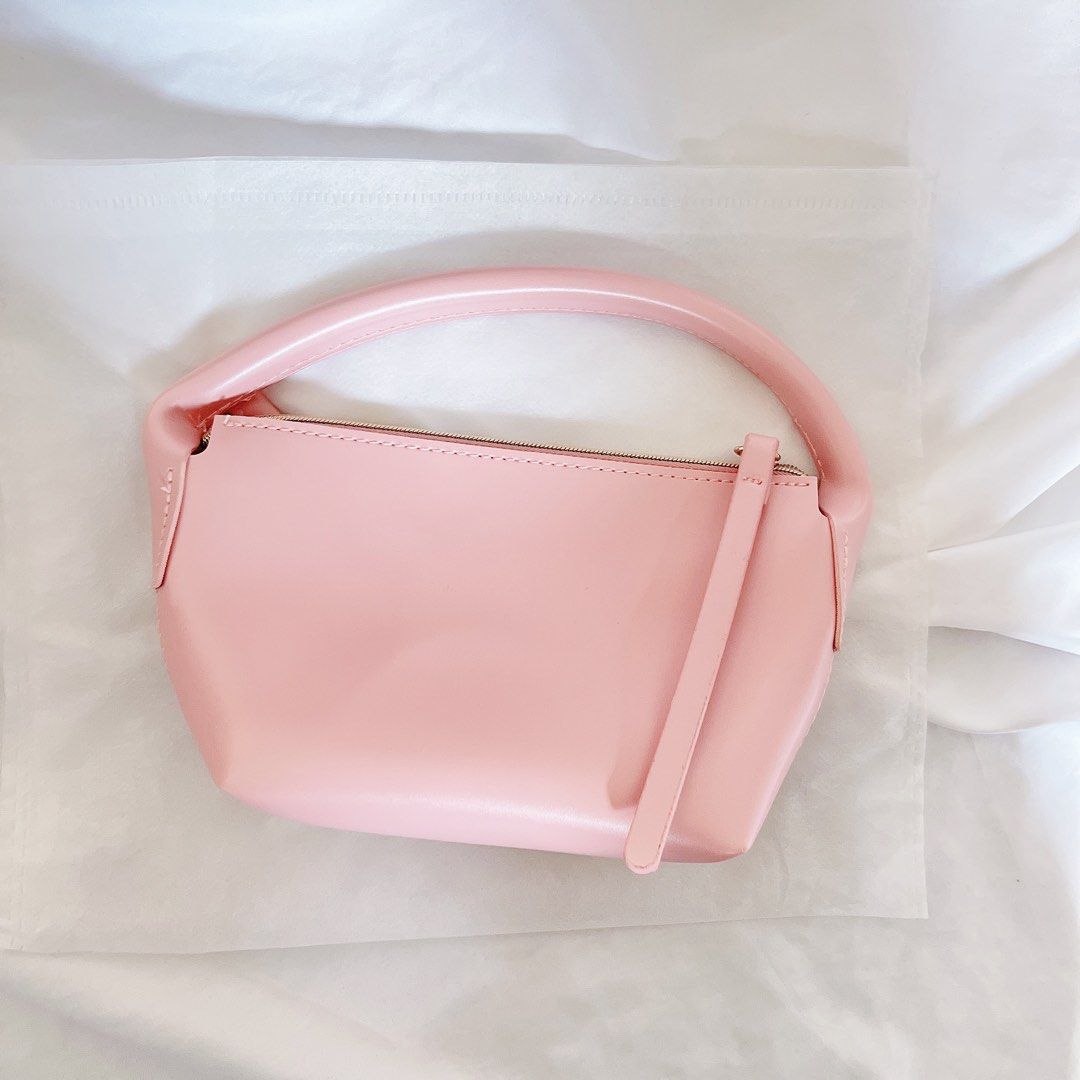 Elizabeth Arden New York Original Pink Leather Mini Bag