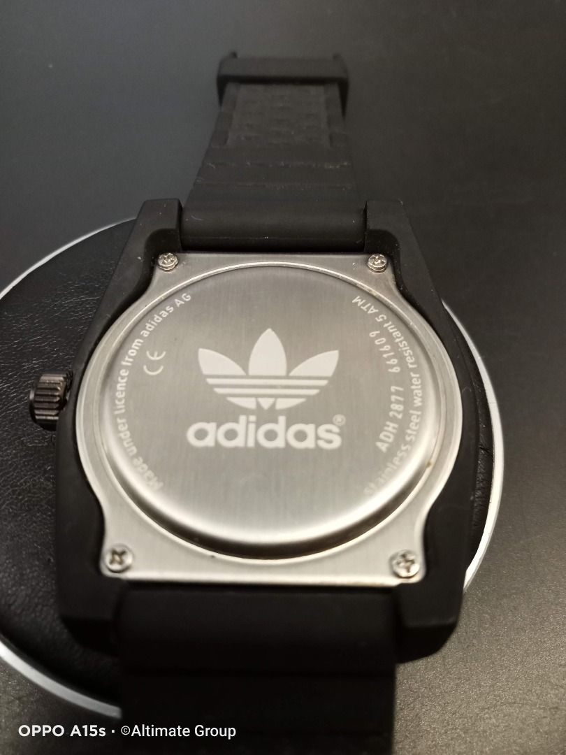 Adidas santiago watch black clearance