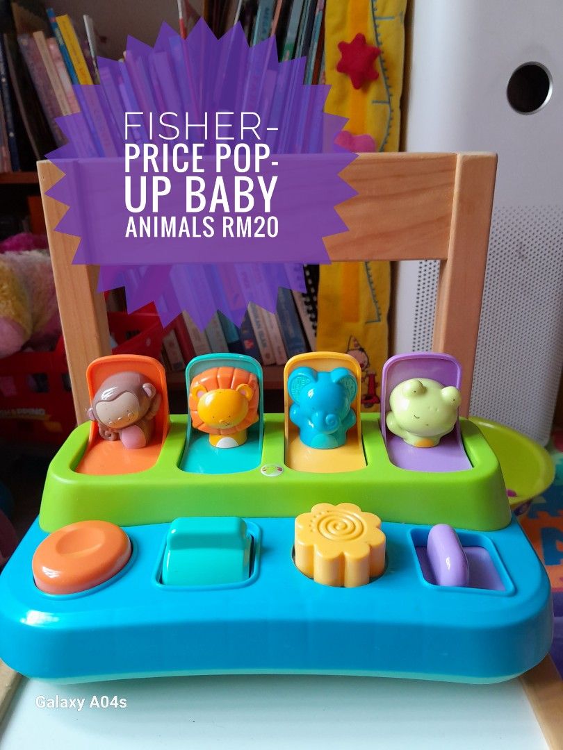 Fisher price animal friends pop up hotsell