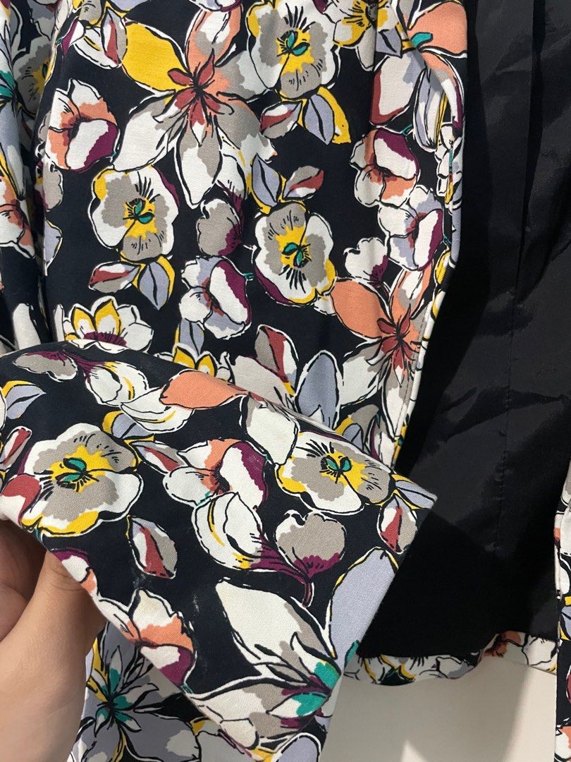 Express sales floral blazer