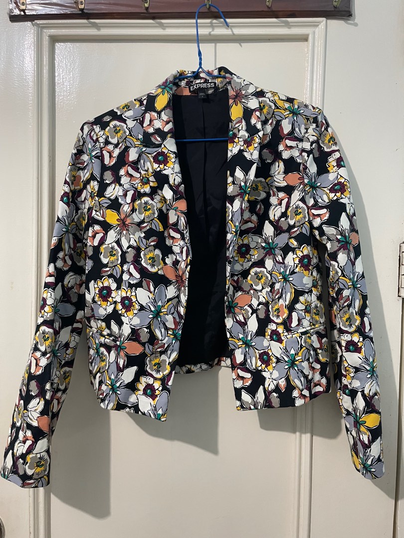 Express floral jacket new arrivals