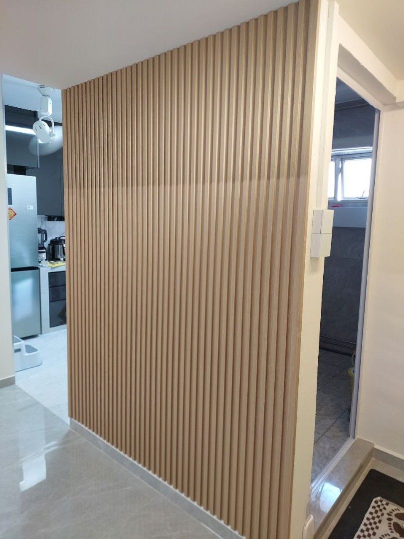 Fluted Panel For Feature Wall, Furniture & Home Living, Home Decor ...