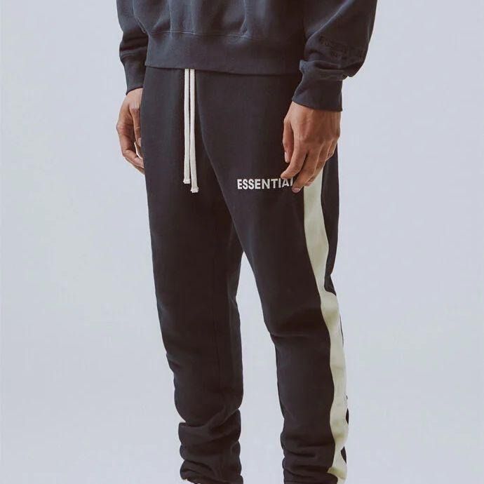 100 Authentic FOG Essentials Side Stripe SweatPants