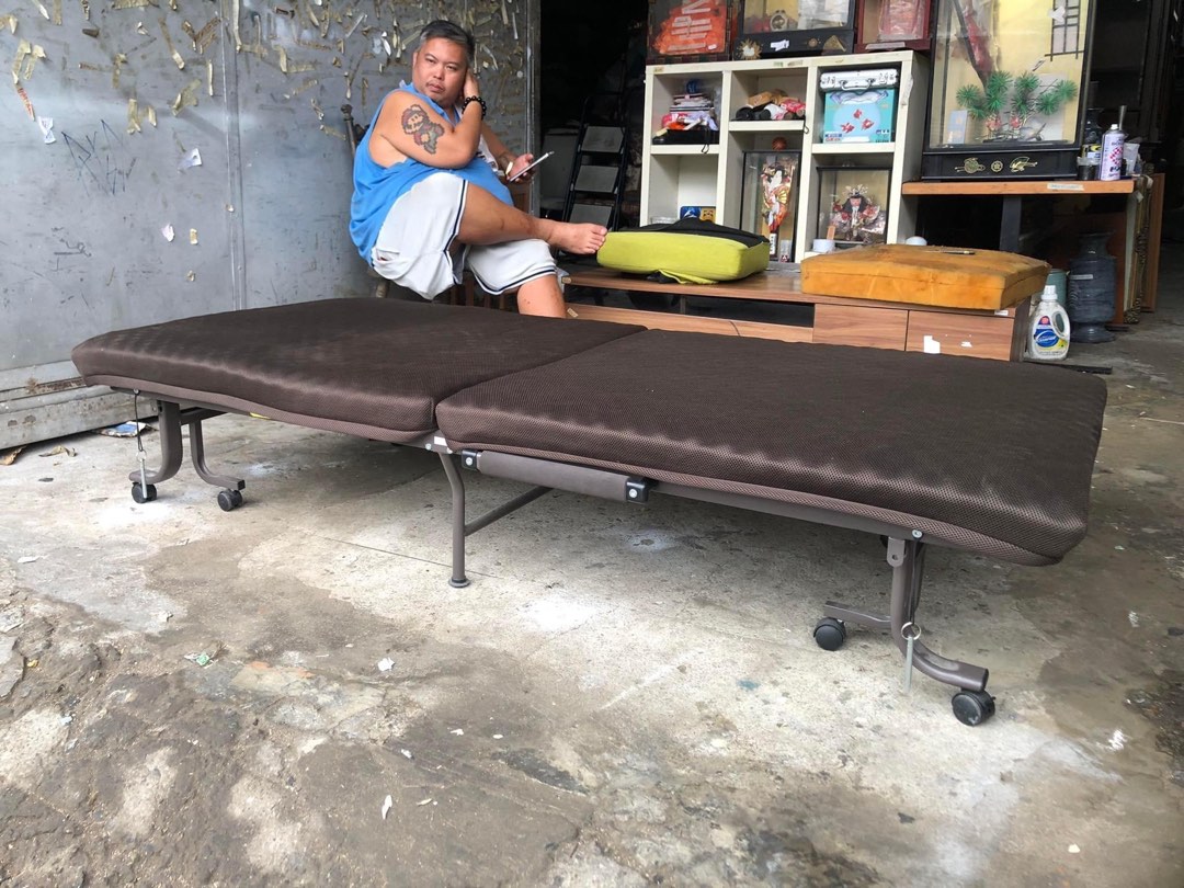 Folding bed Japan surplus on Carousell