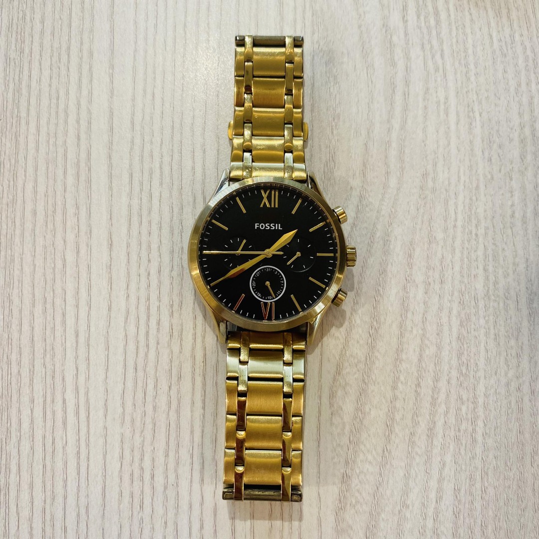 Fossil Gold Watch for Men on Carousell