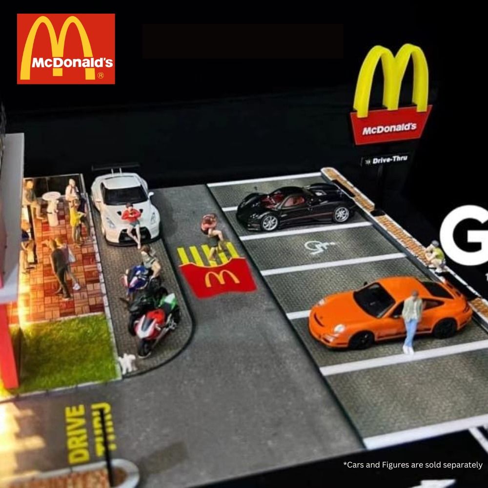 G-Fans 1/64 Scale McDonald's Diorama Set Diorama, Hobbies & Toys, Toys ...