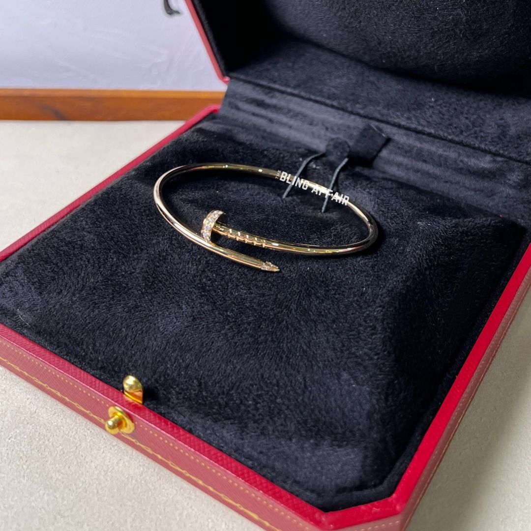 Gold Diamond Bracelet Juste Un Clou Women s Fashion Jewelry
