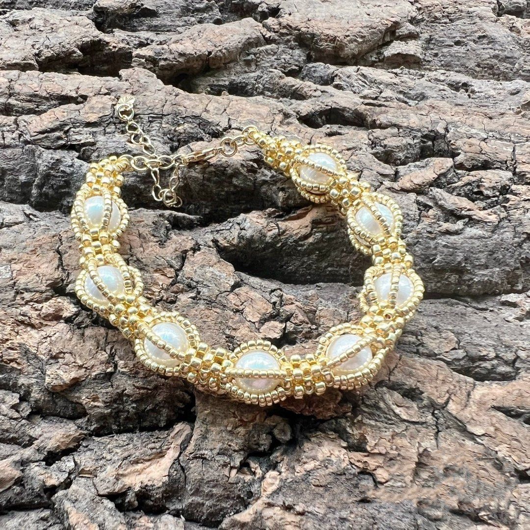 Gold best sale lace bracelet
