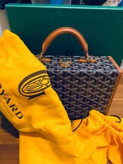 rare limited edition Goyard Alto hatbox truck handbag sling