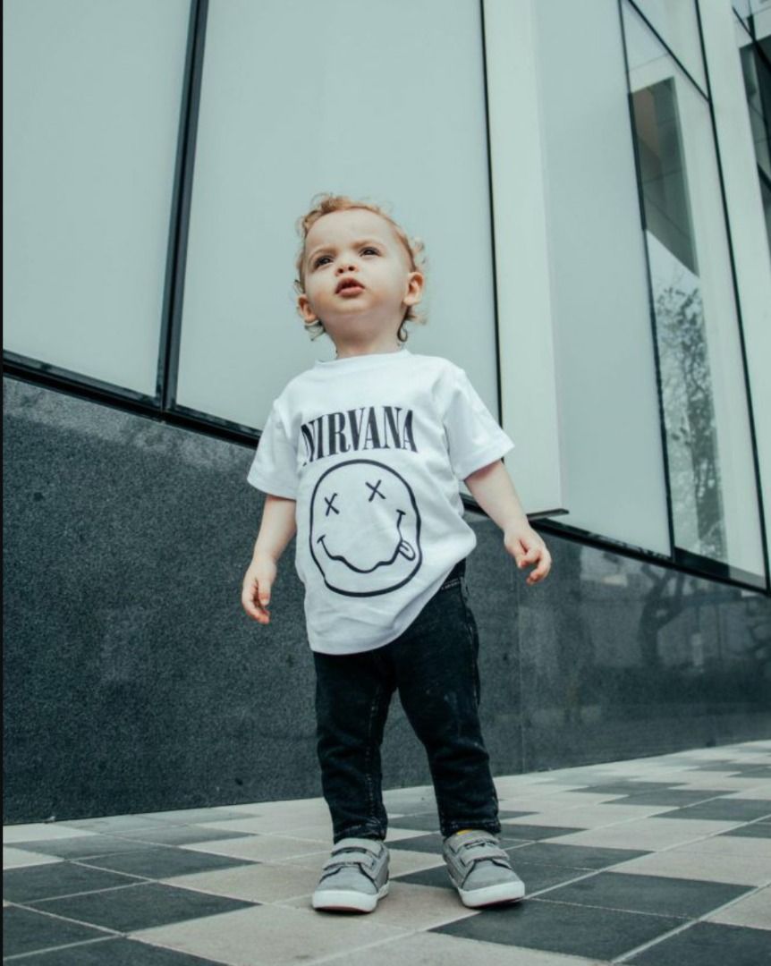 GU Japan Kids Nirvana Tee T Shirt