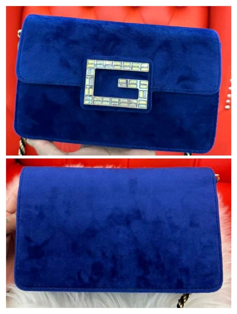 Gucci broadway velvet bag top