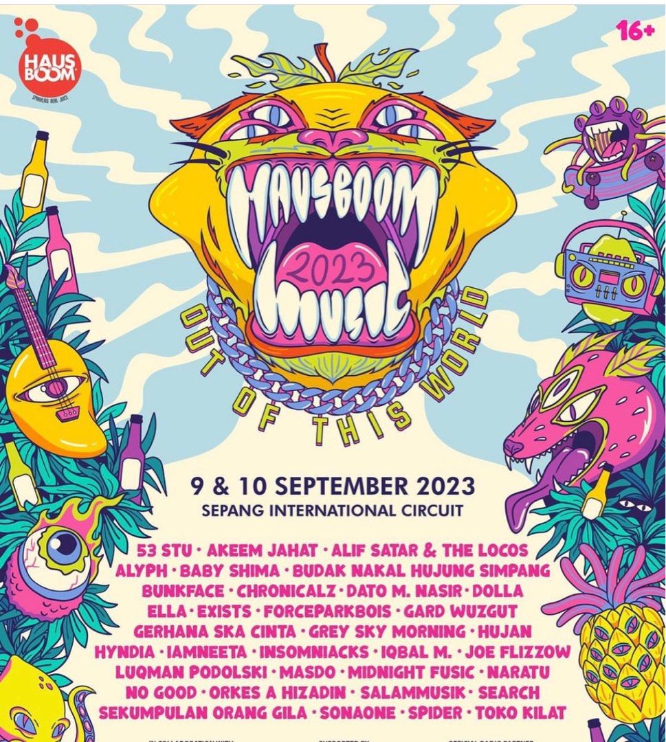 HAUSBOOM MUSIC 2023, Tickets & Vouchers, Event Tickets on Carousell