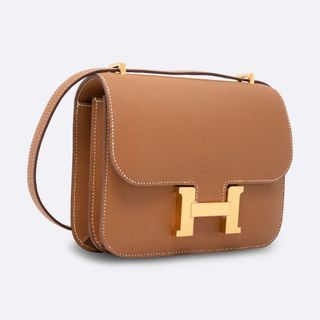 [100% Authentic] Hermes Constance 18 Etoupe Epsom, New Version With Mirror